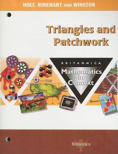 Triangles and Patchwork 3rd 9780030717116 Front Cover