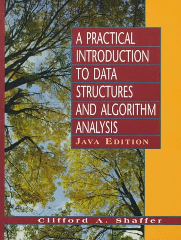 Practical Introduction to Data Structures and Algorithms Java Edition  1998 9780136609117 Front Cover