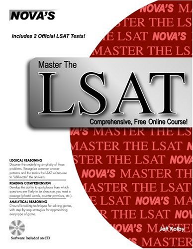Master the LSAT Includes 2 Official LSATs!  2001 (Revised) 9781889057118 Front Cover