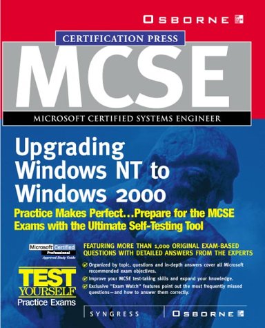 MCSE Migrating from Microsoft Windows NT 4.0 to Microsoft Windows 2000 : Exam 70-222  2001 9780072127119 Front Cover