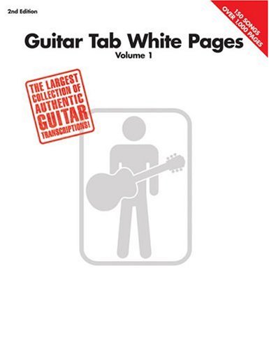 Guitar Tab White Pages - Volume 1  2nd (Revised) 9780634026119 Front Cover