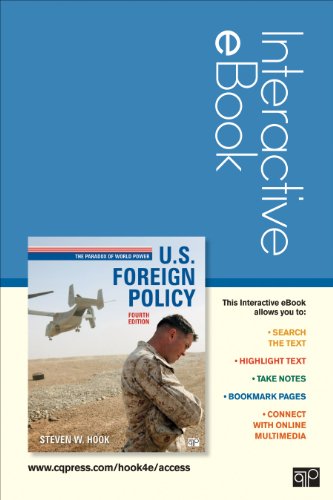 U.s. Foreign Policy Interactive Ebook: The Paradox of World Power  2013 9781452290119 Front Cover