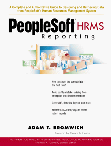 PeopleSoft HRMS Reporting   2000 9780130216120 Front Cover
