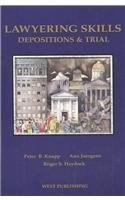 Lawyering Skills : Depositions and Trials  1996 9780314089120 Front Cover