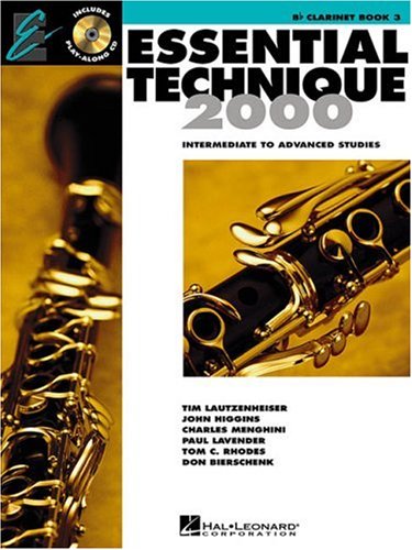 Essential Technique for Band with EEi - Intermediate to Advanced Studies: Bb Clarinet (Book/Online Media)  N/A 9780634044120 Front Cover