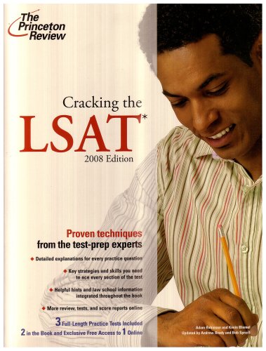 Cracking the LSAT 2008  N/A 9780375766121 Front Cover