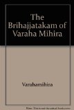 Brihajjatakam of Varaha Mihira  1974 (Reprint) 9780404578121 Front Cover