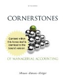 Cornerstones of Managerial Accounting  5th 2014 9781285055121 Front Cover
