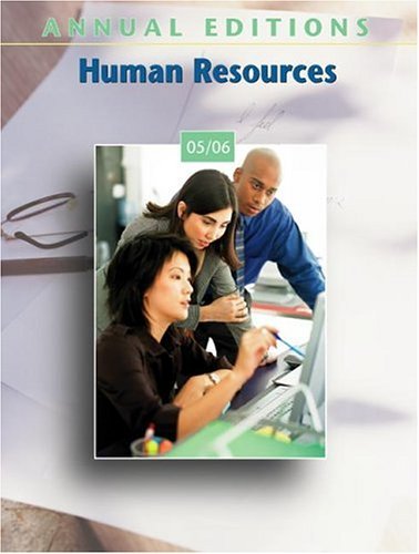 Human Resources 05/06  15th 2005 (Revised) 9780073102122 Front Cover