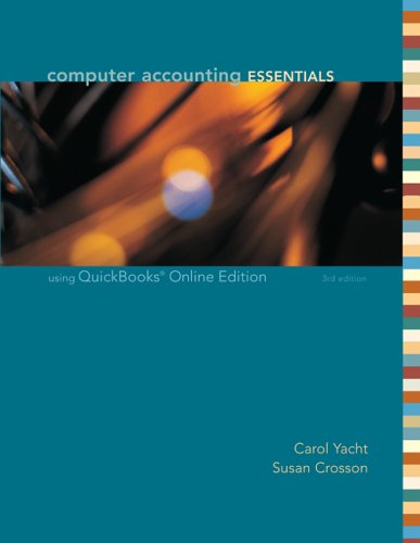 Computer Accounting Essentials  3rd 2007 9780073131122 Front Cover