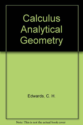 Calculus with Analytic Geometry 4th 1994 9780134579122 Front Cover
