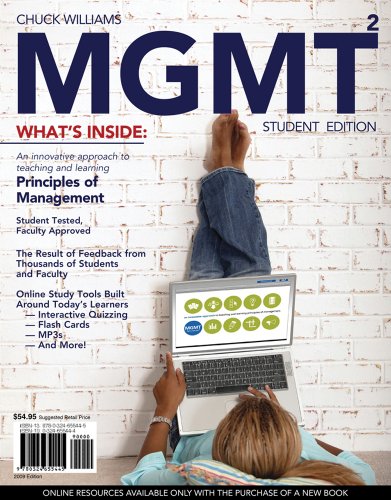 MGMT 2009 Edition (with Review Cards and Bind-in Printed Access Card)  2nd 2010 9780324787122 Front Cover