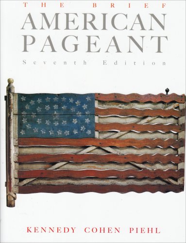 Brief American Pageant A History of the Republic 7th 2008 9780618776122 Front Cover