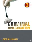 Criminal Investigation  3rd 2014 9781452272122 Front Cover
