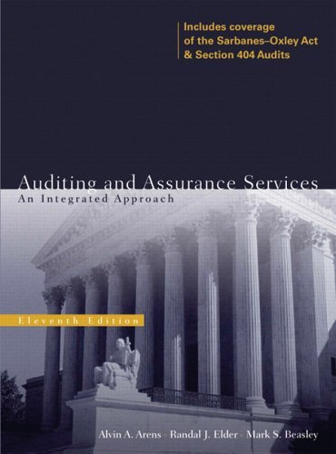 Auditing and Assurance Services  11th 2006 (Revised) 9780131867123 Front Cover