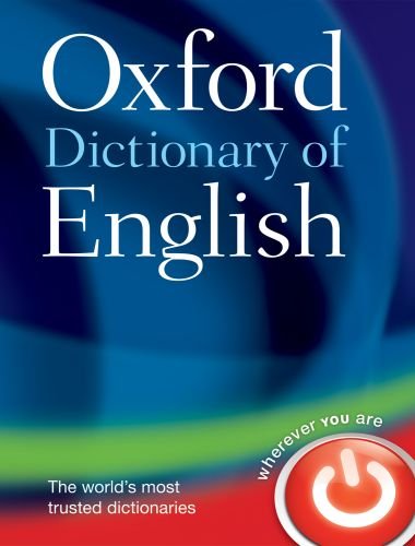 Oxford Dictionary of English  3rd 2010 9780199571123 Front Cover
