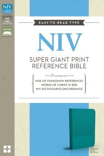 Super Giant Print Reference Bible  Large Type  9780310437123 Front Cover