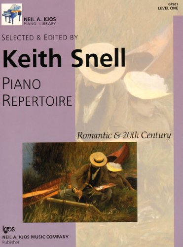 PIANO REPERTOIRE:ROMANTIC+20TH N/A 9780849762123 Front Cover