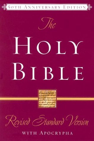 Revised Standard Version Bible with Apocrypha  50th (Annotated) 9780195288124 Front Cover