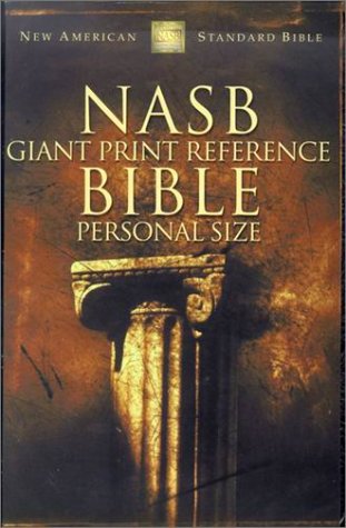 Nasb Giant Print Reference Bible   2001 (Large Type) 9780310919124 Front Cover