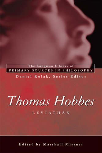Thomas Hobbes: Leviathan (Longman Library of Primary Sources in Philosophy)   2007 9780321276124 Front Cover