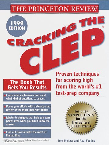 Cracking the CLEP 1999 N/A 9780375752124 Front Cover