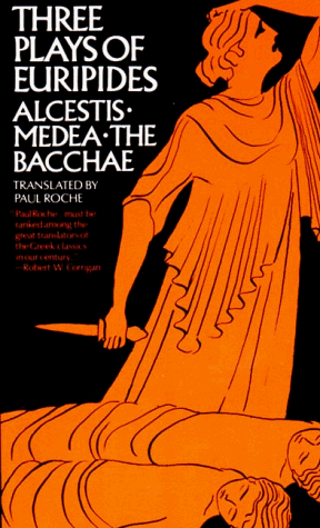 Three Plays of Euripides Alcestis, Medea, the Bacchae N/A 9780393093124 Front Cover