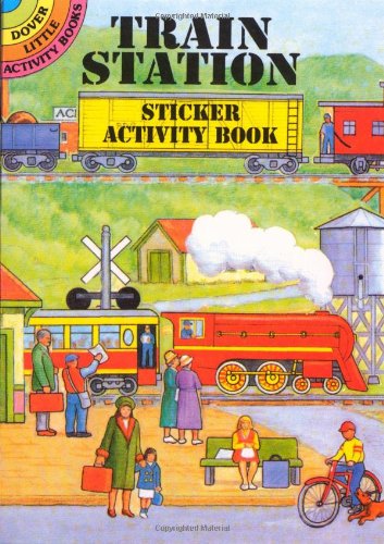 Train Station Sticker Activity Book  N/A 9780486405124 Front Cover