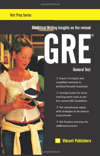 Analytical Writing Insights on the Revised GRE General Test   2016 9781463577124 Front Cover