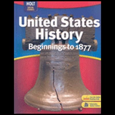 United States, Beginnings to 1877   2006 9780030412127 Front Cover