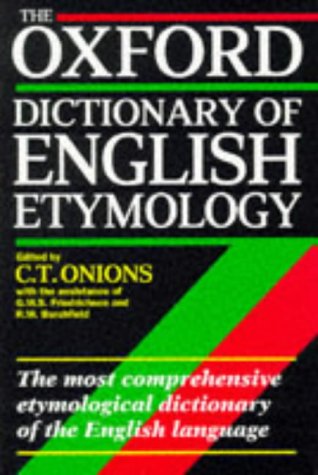 Oxford Dictionary of English Etymology   1966 9780198611127 Front Cover