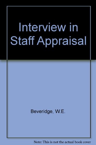 Interview in Staff Appraisal  1975 9780046582128 Front Cover