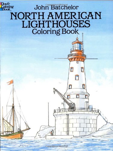 North American Lighthouses Coloring Book  N/A 9780486283128 Front Cover