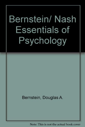 Student CD-ROM : Used with ... Bernstein-Essentials of Psychology 3rd 2005 9780618381128 Front Cover