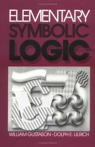 Elementary Symbolic Logic  2nd 9780881334128 Front Cover