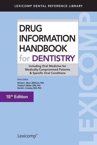 Drug Information Handbook for Dentistry:  2012 9781591953128 Front Cover