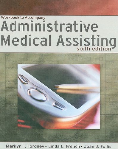 Administrative Medical Assisting  6th 2008 9781418064129 Front Cover