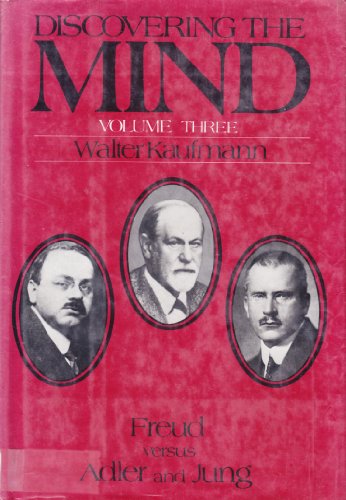 Discovering the Mind Freud Versus Adler and Jung N/A 9780070333130 Front Cover