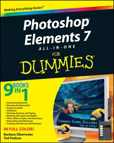 Photoshop Elements 7 All-in-One for Dummiesï¿½   2009 9780470434130 Front Cover