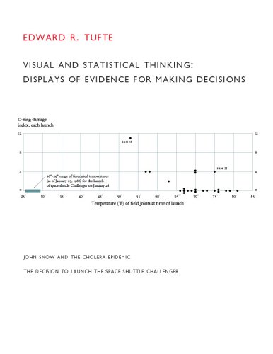 Visual and Statistical Thinking : Displays of Evidence for Deicision Making 1st 9780961392130 Front Cover