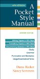A Pocket Style Manual: APA Version  2015 9781319011130 Front Cover