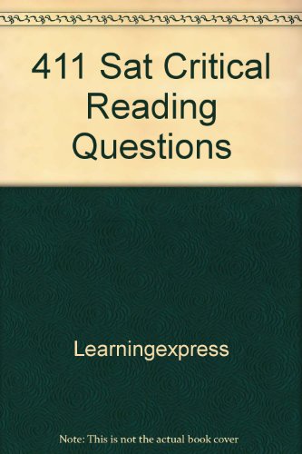 411 Sat Critical Reading Questions:  2008 9781435282131 Front Cover