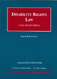 Disability Rights Law, Selected Statutes   2010 9781599418131 Front Cover