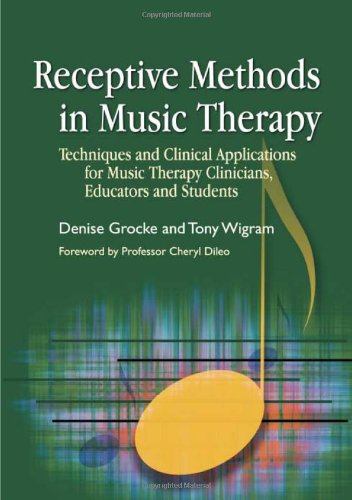 Receptive Methods in Music Therapy Techniques and Clinical Applications for Music Therapy Clinicians, Educators and Students  2006 9781843104131 Front Cover