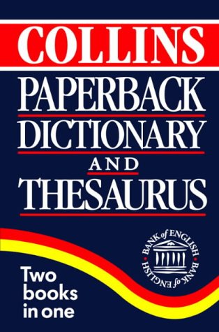 Dictionary Thesaurus   1994 9780004705132 Front Cover