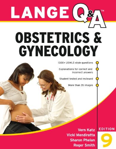 Lange Q&amp;a Obstetrics &amp; Gynecology, 9th Edition  9th 2011 9780071712132 Front Cover
