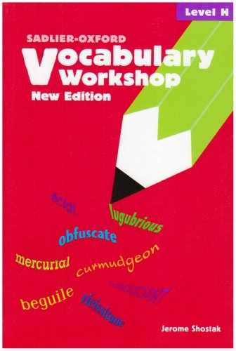 Vocabulary Workshop 2005 : Level H 1st 2005 9780821571132 Front Cover