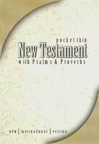 Niv Pckt Thin New Test W/psalm&amp;proverbs   1999 9780310902133 Front Cover