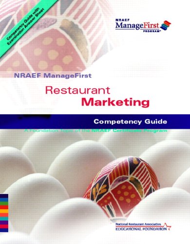 ManageFirst Restaurant Marketing with Pencil/Paper Exam and Test Prep  2007 9780135072134 Front Cover