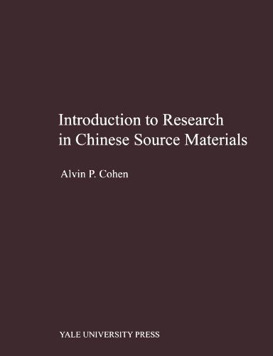 Introduction to Research in Chinese Source Materials   2000 9780887102134 Front Cover